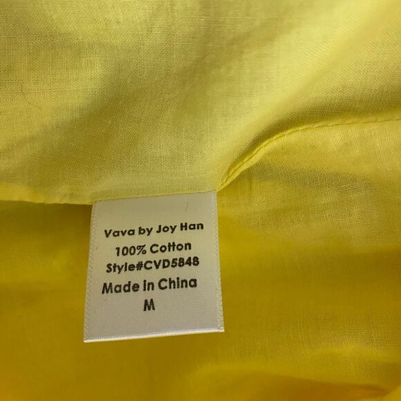 VaVa Sequin Bow Yellow Shift Dress - Picture 7 of 7